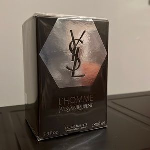 New in box unopened Men’s YSL Yves Saint Laurent L'Homme Eau de Toilette 3.3oz